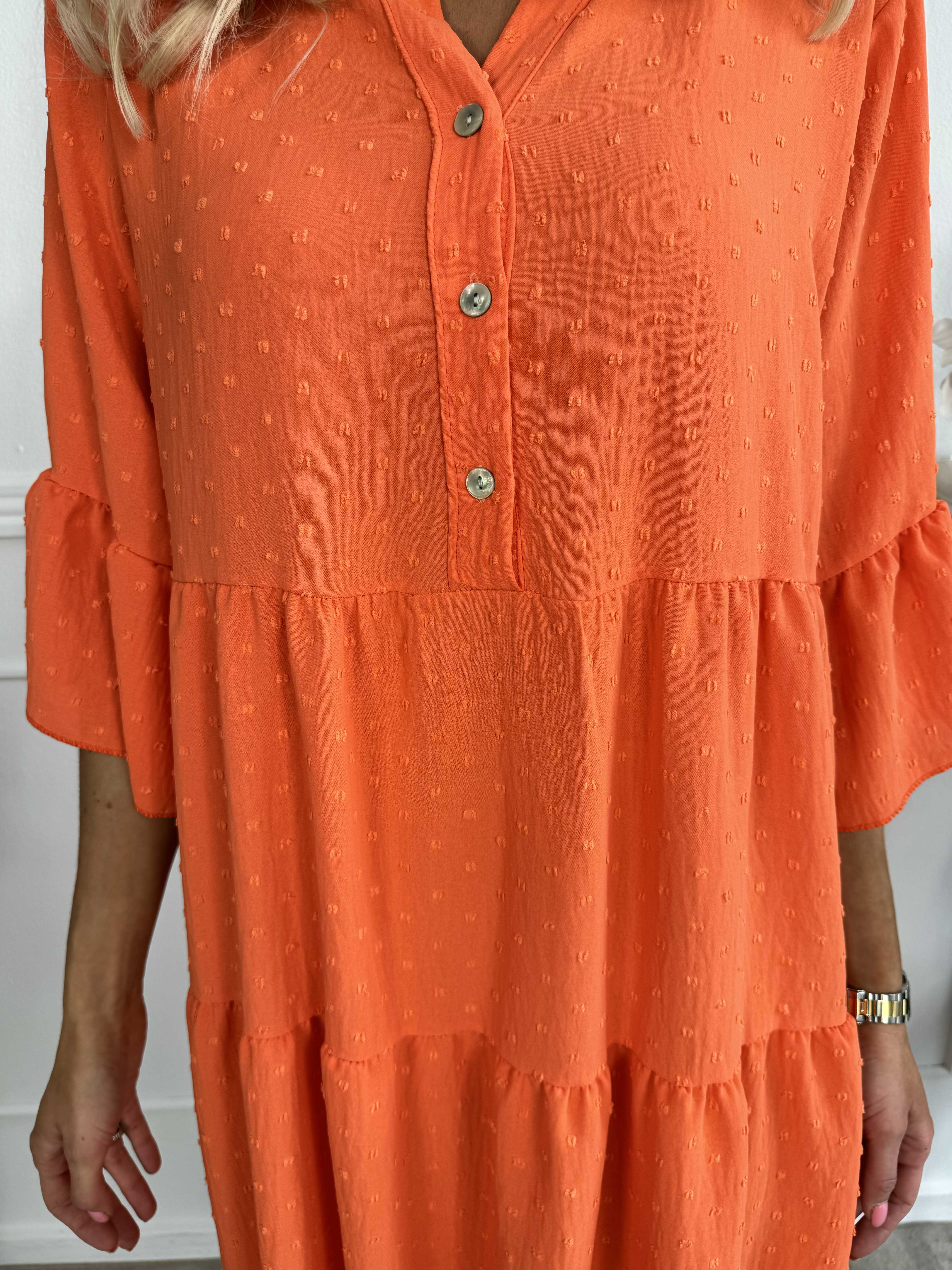 Amanda - Feminin kjole med søde ærmer